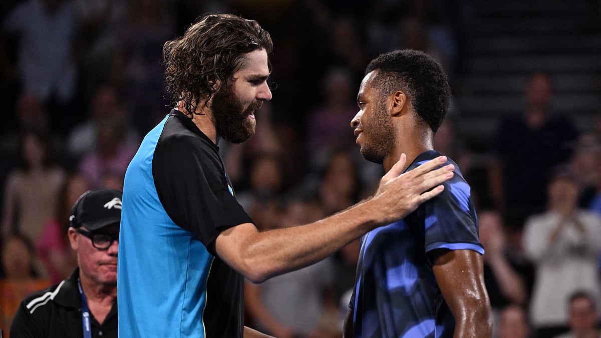 Reilly Opelka overcame Mpetshi Perricard in Brisbane