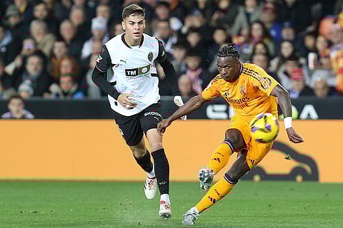 La Liga Soccer Match: Valencia vs Real Madrid