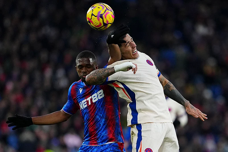English Premier League soccer match Crystal Palace vs Chelsea photos: Cheick Doucoure