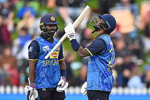 NZ Vs SL, 1st ODI: Sri Lanka's Avishka Fernando celebrates scoring 50 runs