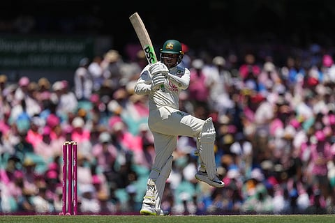 IND Vs AUS 5th Test Day 3: Australia's Usman Khawaja bats during play