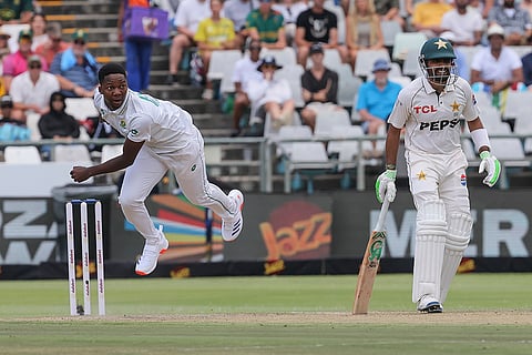 SA vs PAK 2nd Test Day 3: South Africa's Kwena Maphaka bowls the ball