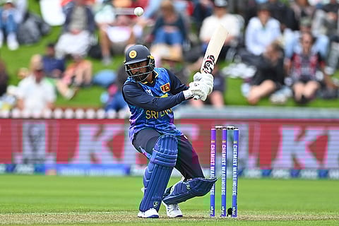 NZ Vs SL, 1st ODI: Sri Lanka's Kamindu Mendis bats