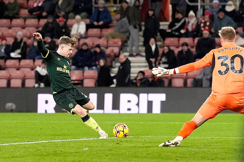 English Premier League soccer match Southampton and Brentford photos: Keane Lewis-Potter