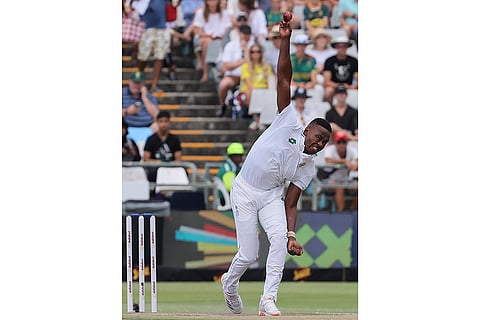 SA vs PAK 2nd Test Day 3: South Africa's Kagiso Rabada in action
