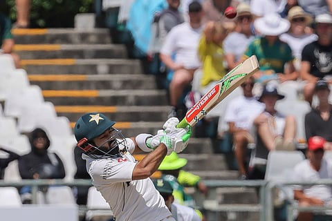 SA vs PAK 2nd Test Day 3: Pakistan's Mohammad Rizwan smashes the ball for six