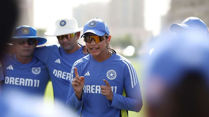 The Indian womens cricket team.