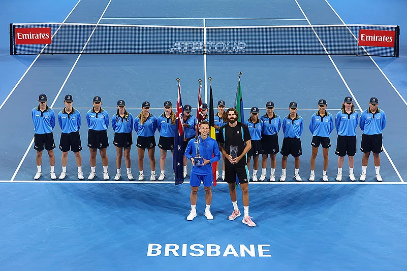Australia Tennis Brisbane International 2025 Jiri Lehecka vs Reilly Opelka photo gallery: 2