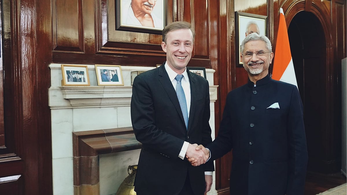 | Photo: MEA on X : EAM Jaishankar Meets NSA Jake Sullivan, Reviews India-US Ties Under Biden Admin