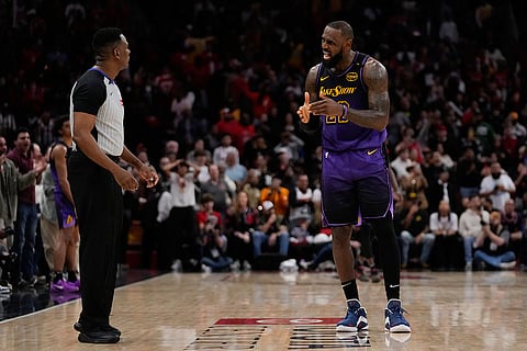 NBA Basketball: Los Angeles Lakers vs Houston Rockets