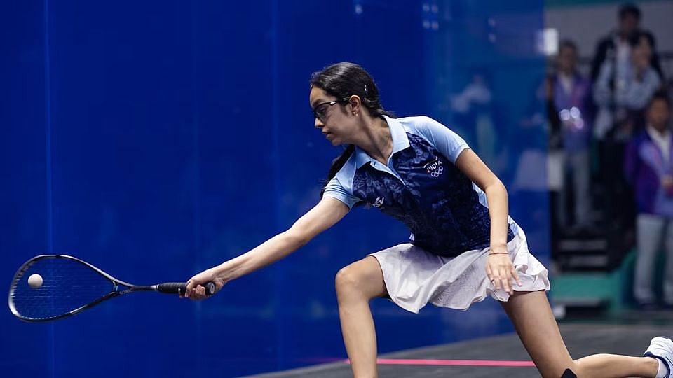 Indian squash player Anahat Singh.