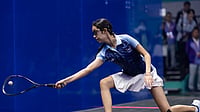 File : Indian squash player Anahat Singh.