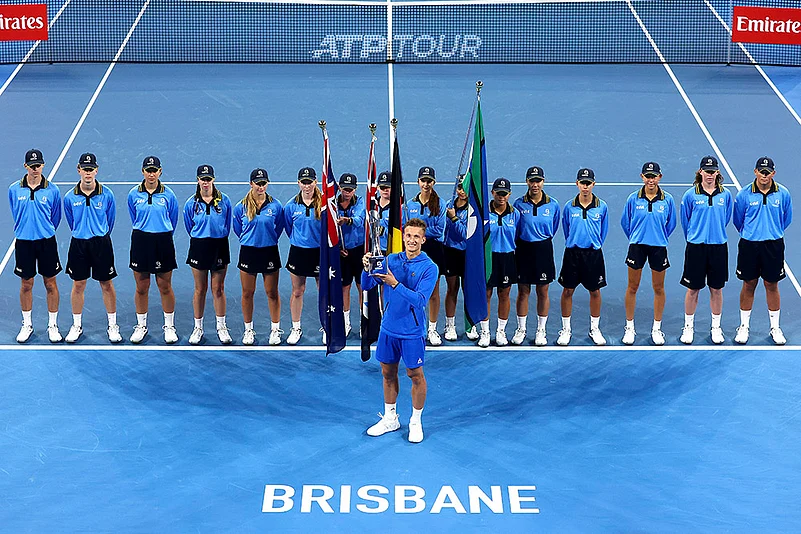 Australia Tennis Brisbane International 2025 Jiri Lehecka vs Reilly Opelka photo gallery: 3