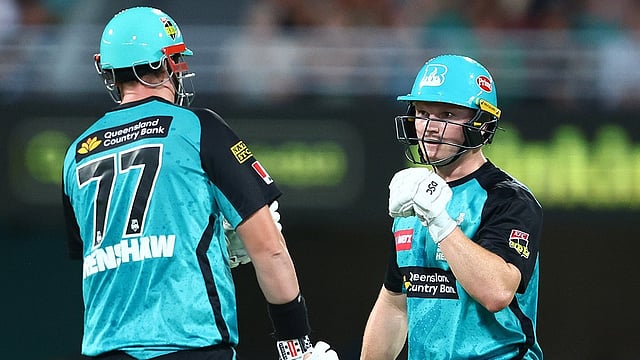 Big Bash League 2024-25: Max Bryant's Blistering 72 Helps Brisbane Heat Beat Sydney Thunder By Five Wickets