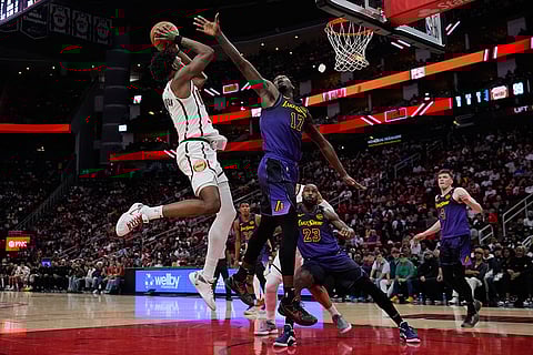 Lakers Rockets Basketball