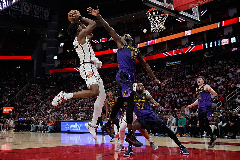 Rockets Lakers Basketball