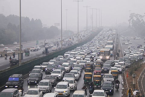 Weather: Traffic jam after rains