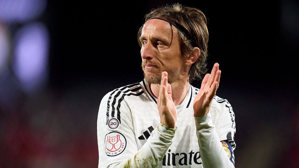 Modric was the subject of praise from Ancelotti