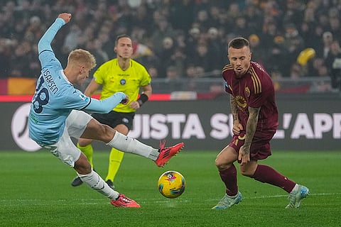 Serie A Soccer Match: AS Roma Vs SS Lazio