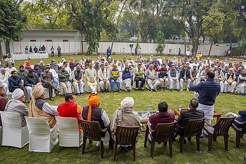 Delhi farmers met Shivraj Singh Chouhan