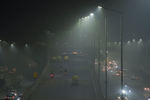 Weather: Winter fog in Delhi