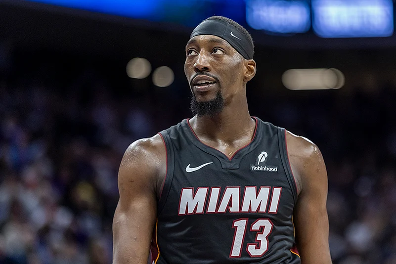 NBA Basketball game Miami Heat vs Sacramento Kings match photo: Bam Adebayo