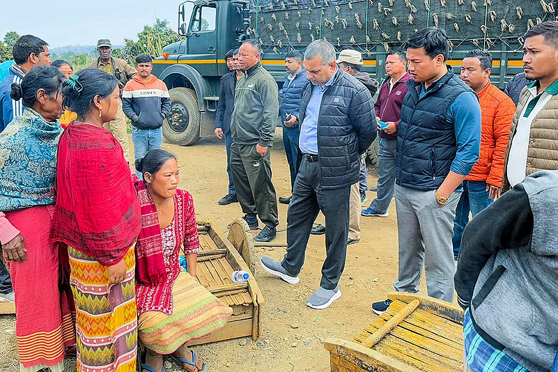 Rescue operation underway Labourers trapped inside a coal mine in Assam photo: 8