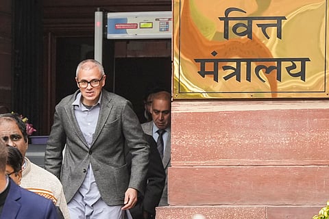 Omar Abdullah in New Delhi