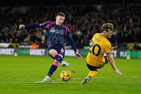 EPL 2024-25: Nottingham Forest's Elliot Anderson shoots