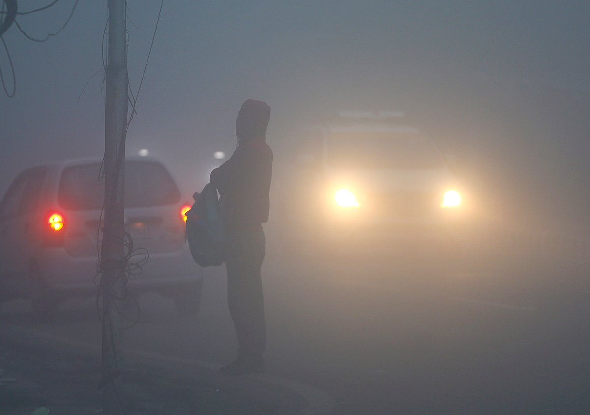 PTI : Winter fog in Jammu