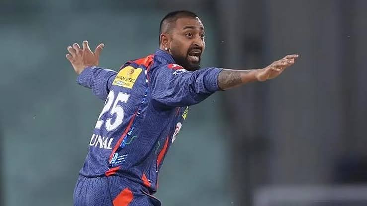 Photo: File : Baroda captain Krunal Pandya.