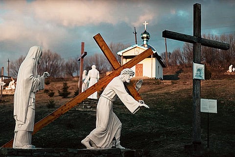 Screengrab from Liturgy of Anti-Tank Obstacles