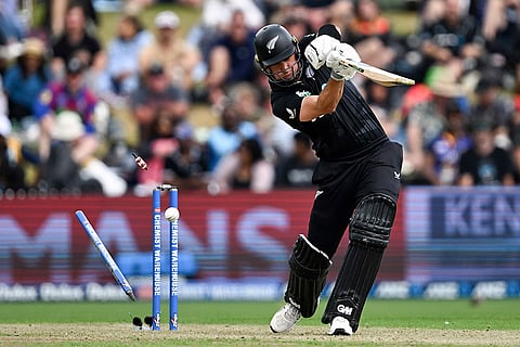NZ vs SL 2nd ODI: New Zealand's Will Young is bowled by Asitha Fernando