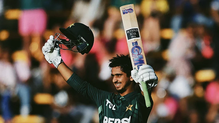 Pakistan batter Saim Ayub. - Photo: X | Pakistan Cricket