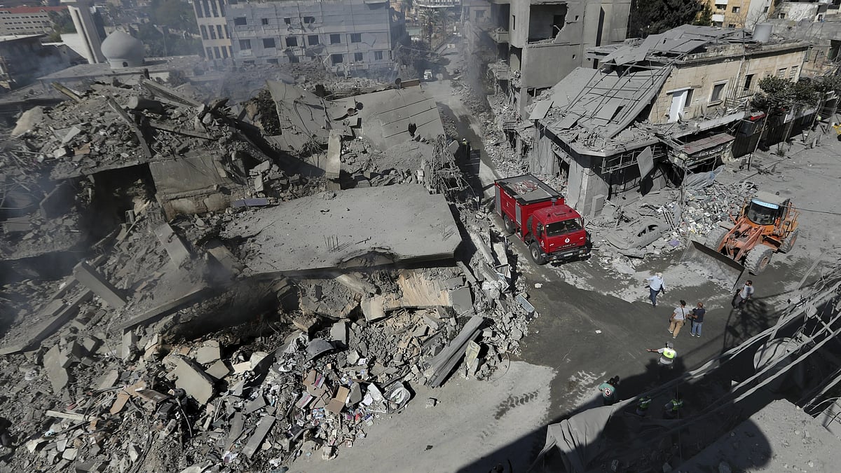 Israeli strikes have killed 50,000+ Palestinians and injured 120,000 + in Gaza since October 2023. (for representative purposes only) - AP