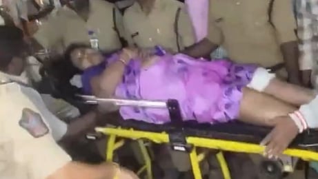 X/ANI Screengrab : Several devotees died as a stampede broke out at Tirupati Temple