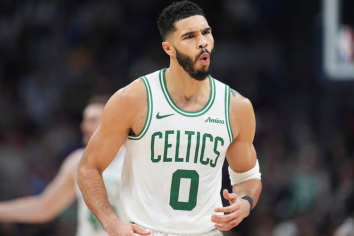 NBA Basketball game Boston Celtics vs Denver Nuggets photos: Jayson Tatum