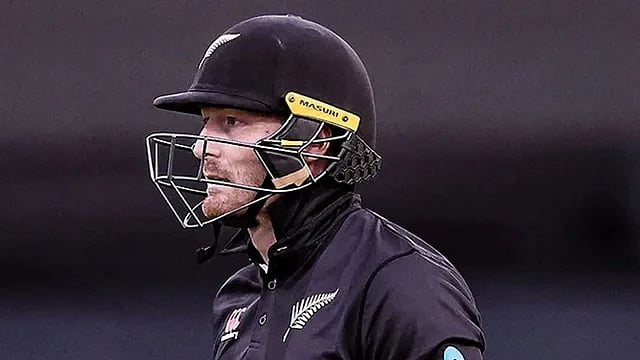 File : Martin Guptill last represented New Zealand in 2022.