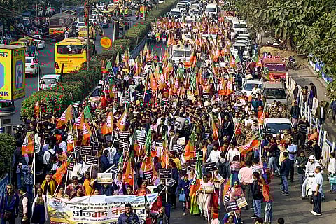 Protest against the sale of Alipore Zoological Garden's land