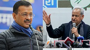 PTI : Arvind Kejriwal (L) and Ashok Gehlot  (R)