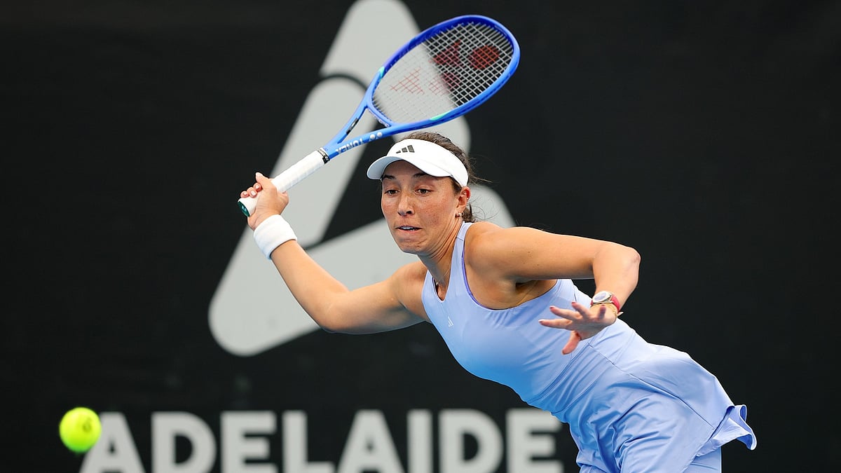 Jessica Pegula in action. - null