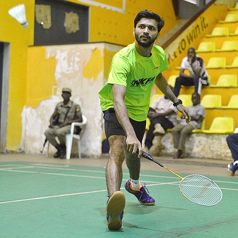 Indian para shuttler Sukant Kadam.