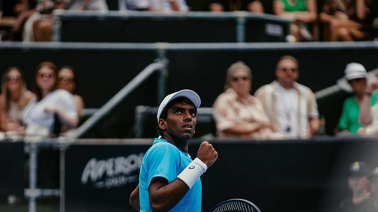 File image of Nishesh Basavareddy in action in Auckland. - X|ASBClassic