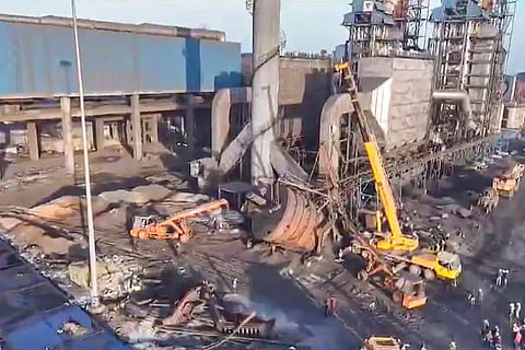 Chhattisgarh: Smelting unit silo collapse