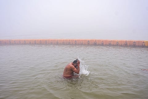 Holy dip in River Ganga