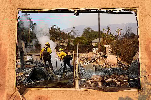 Eaton Fire devastates Christmas Tree Lane in Altadena