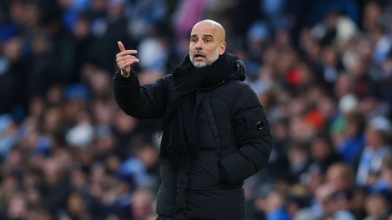 Man City Vs Salford City Pep Guardiola