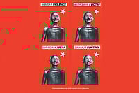 ‘On International Workers’ Day, Gandhi From Kochi’ Artwork by Riyas Komu