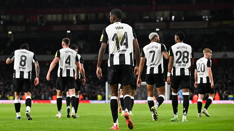 Alexander Isak has been in fine form for Newcastle United this season. - null