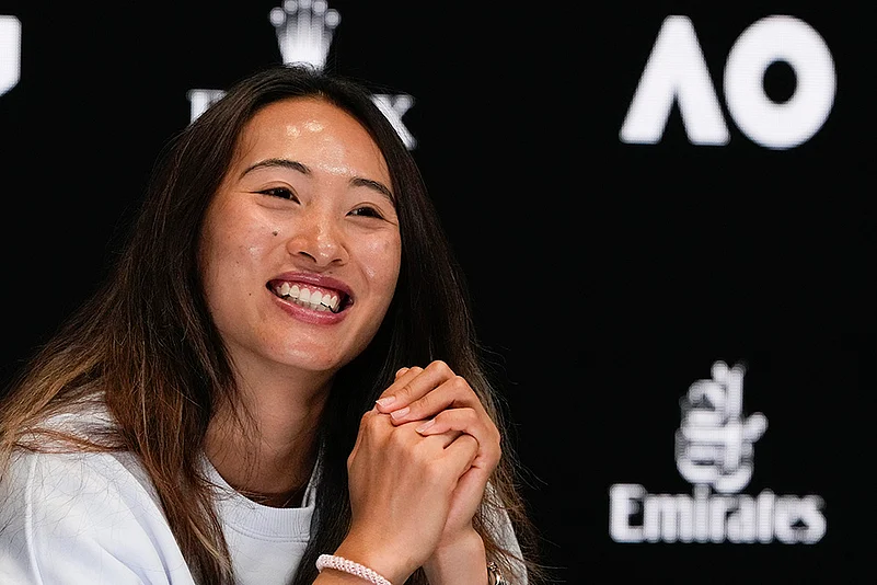 Australian Open tennis championship press conference in Melbourne: Zheng Qinwen